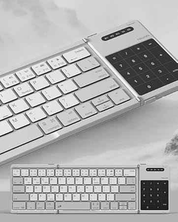 Nillkin Pocket Foldable Wireless Keyboard with Touchpad Numerical Pad for Tra...
