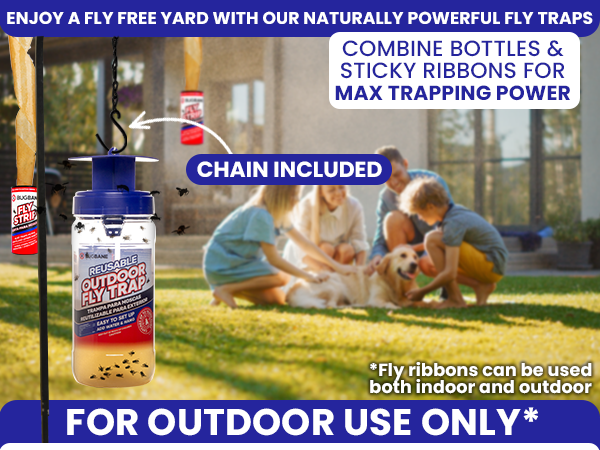 Enjoy a fly free yard with our naturally powerful fly catcher outdoor. Fly traps outdoor hanging
