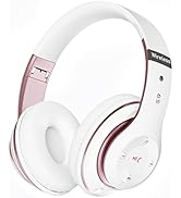 Bluetooth Headphones Over Ear, 6S Foldable Wireless Headphones with 6 EQ Modes, 40 Hours Playtime...