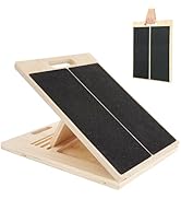 OiZenhio Portable Slant Board for Calf Stretching Squats Calf Stretcher Physical Therapy Equipmen...