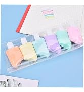 ZGLUZP 6 Pcs Cute Ice Shaped Marker Pen Highlighter for Office Supplies Writing Stationery Attrac...