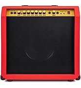 LyxPro 60 Watt Electric Guitar Amplifier | Combo Solid State Studio & Stage Amp with 10” 4-Ohm Sp...
