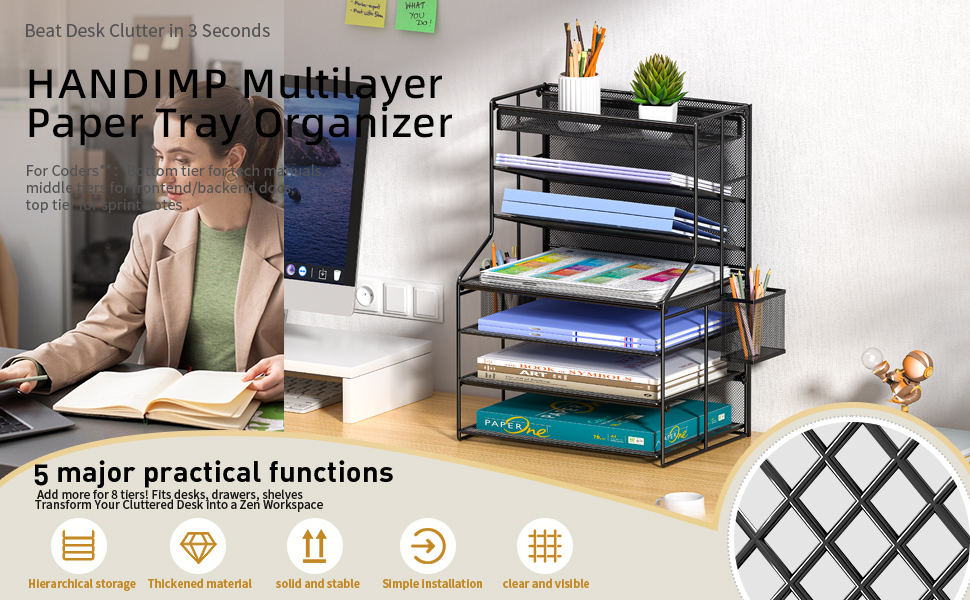 Desk File Organizer