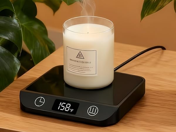 candle warmer with timer