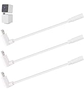 Uogw 3 Pack 90° Micro-USB Extension Cable Compatible with Wyze Cam Pan v3 and Wyze Cam v3 Pro, 5i...