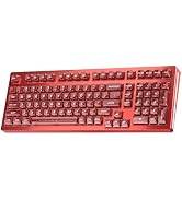 kutethy KY98 Full Aluminum CNC Mechanical Keyboard with Transparent Keycaps,Hot-swappable,Pre-lub...