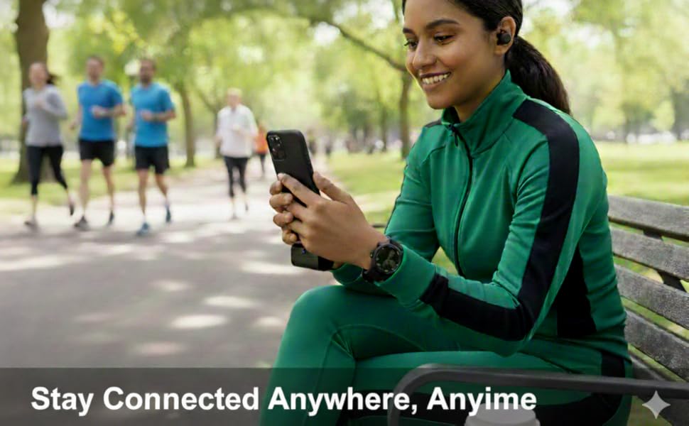 A girl texting on her phone, while the Alpatronix portable charger powers her device