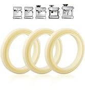 DALQUIS 3Pcs 54mm Silicone Steam Ring, Grouphead Gasket Replacement Part, Replacement Sillicone G...