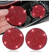 2pcs Bling Car Cup Holder Coaster, 2.75 inch Anti-Slip Shockproof Universal Fashion Vehicle Car C...