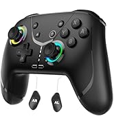 Switch Controller, Wireless Pro Controller for Nintendo Switch 2/Switch/Lite/OLED, Bluetooth cont...