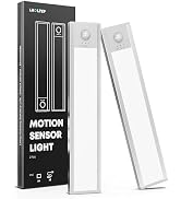 LROLTEF Under Cabinet Lighting, 52 LED Rechargeable Under Cabinet Lights Wireless, 2200mAh Closet...