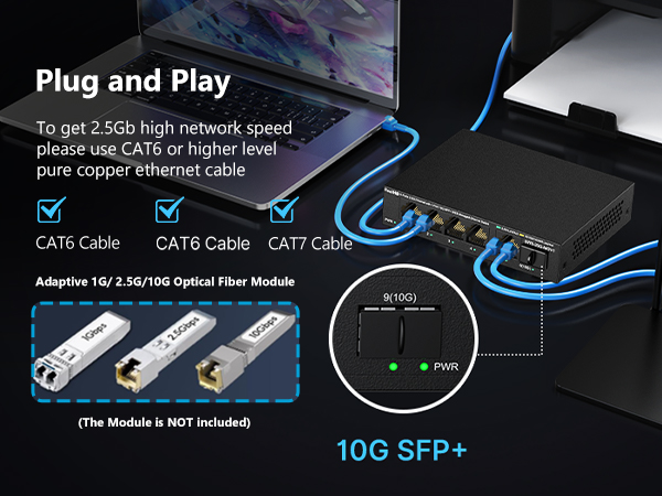 managed 5 port 2.5 gbe switch_