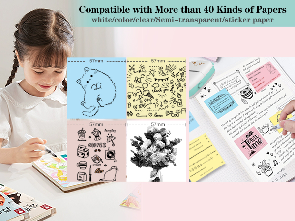 Compatible with More than 40 Kinds of Papers