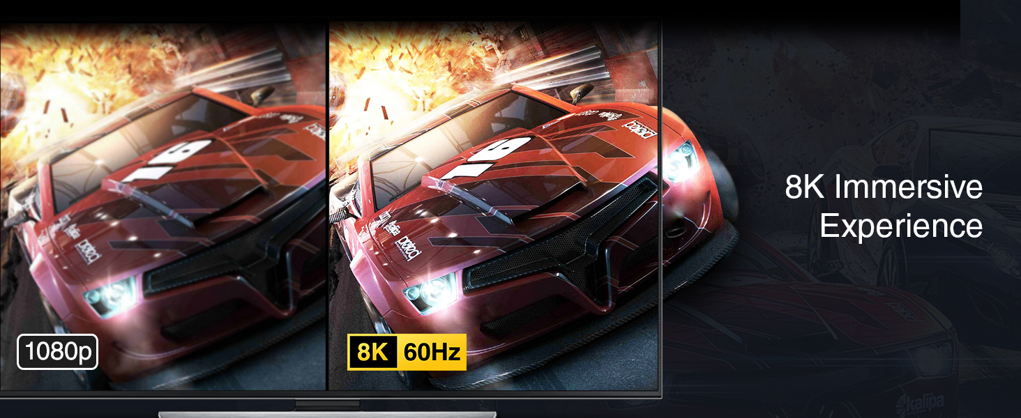 BLUERIGGER hdmi cable fast fluid response support 4k 120hz 8k 60hz ps5 xbox roku apple tv switch pc