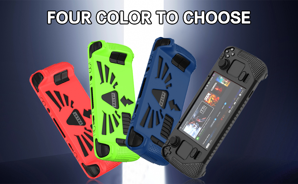 steam deck case black