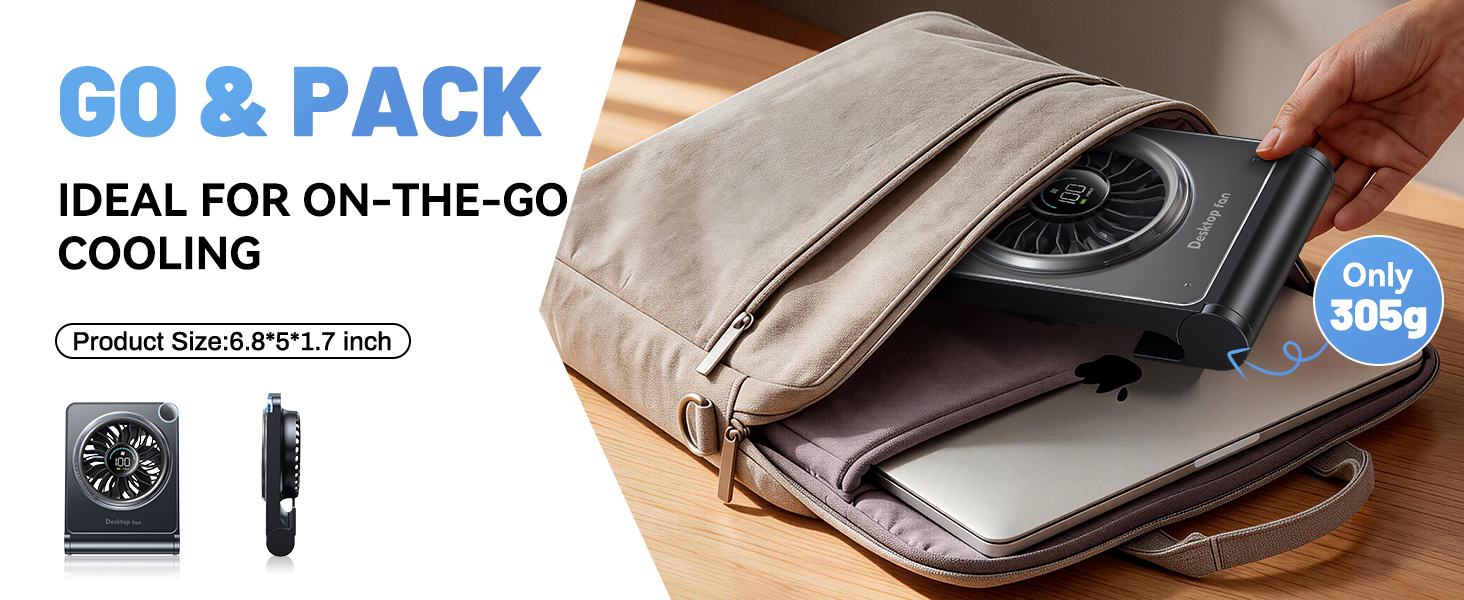mini foldable desk fan for travel