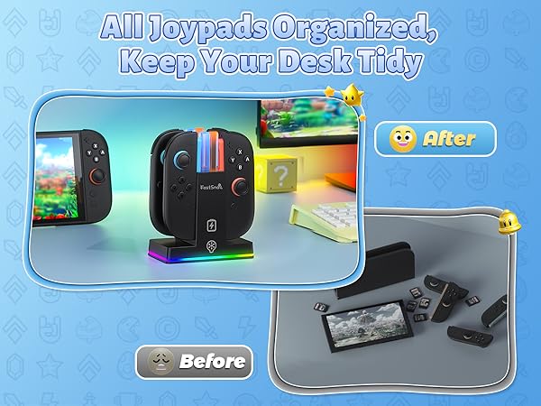 switch 2 joycon charging dock