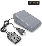 Foot Pedal Power Cord Replacement for Singer Sewing Machine, D Shape Plug Compatible with Singer ...