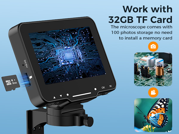 4.3 LCD digital microscope