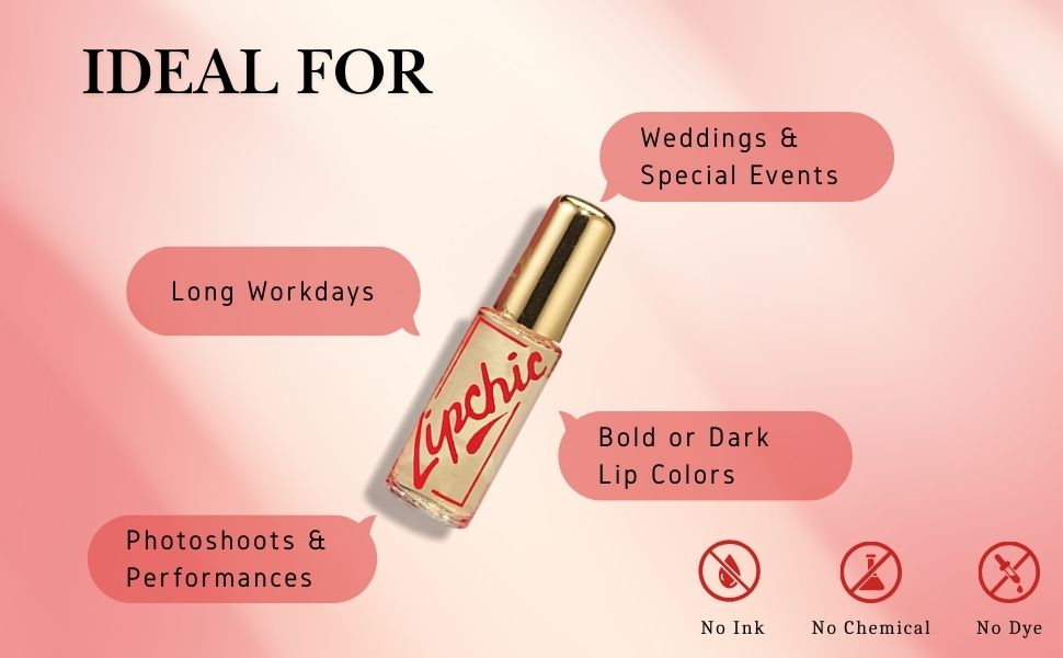 Transparent lipstic sealer