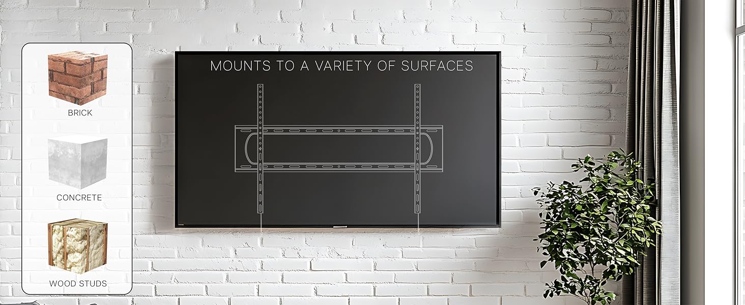 Large TV Wall Mount 120 inch TV Wall Mount Heavy Duty Large Tilting TV Wall Mount