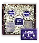 Purple Canyon 6 Piece Lavender Bath-to-Bed Gift Box | Bath Bombs, Soap, and Body Butter Infused w...