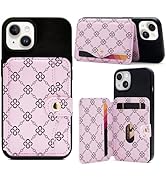 M-Plateau Small Wallet for Women,Kickstand Design Credit Card Holder Wallet 3M Sticky Phone Walle...