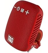T&amp;G Portable Bluetooth Speaker for Bike, IPX5 Waterproof Wireless Traveling Bicycle Speakers, Wir...