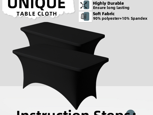 black table cover