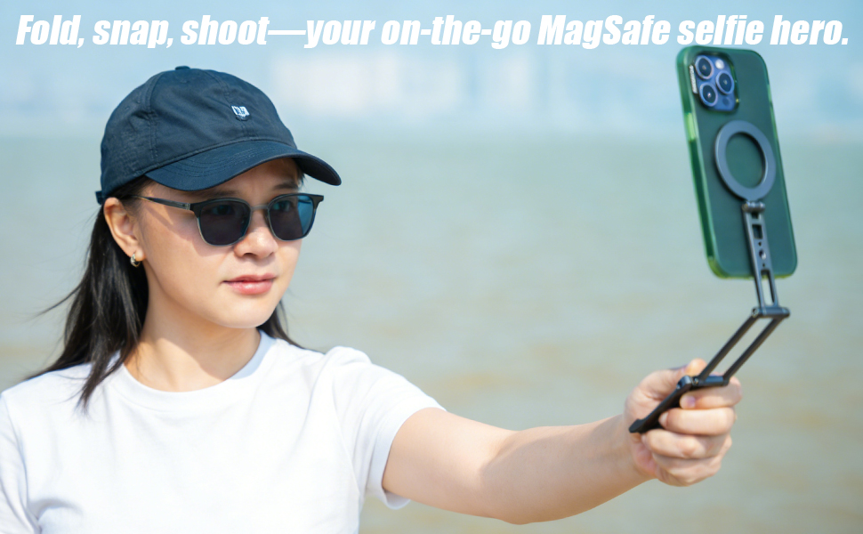 Handheld Shooting Mode: The 2-in-1 Magsafe Tripod for Steady On-the-Go Shots