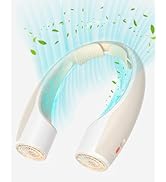 Heelkl AI Neck Fan, 4 Speeds Adjustable Portable Personal Fan Rechargeable, 4000 mAh Battery Fast...