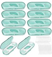 Ceonam 10 Pack Flosser Dispenser Dental Floss Case, Mini Floss Picks, Professional Toothpicks wit...