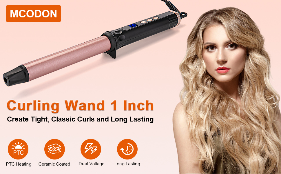 1 Inch Curling Wand