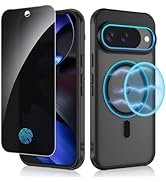 Ruky for Google Pixel 10 / Pixel 10 Pro Case Compatible with MagSafe, [with Privacy Screen Protec...