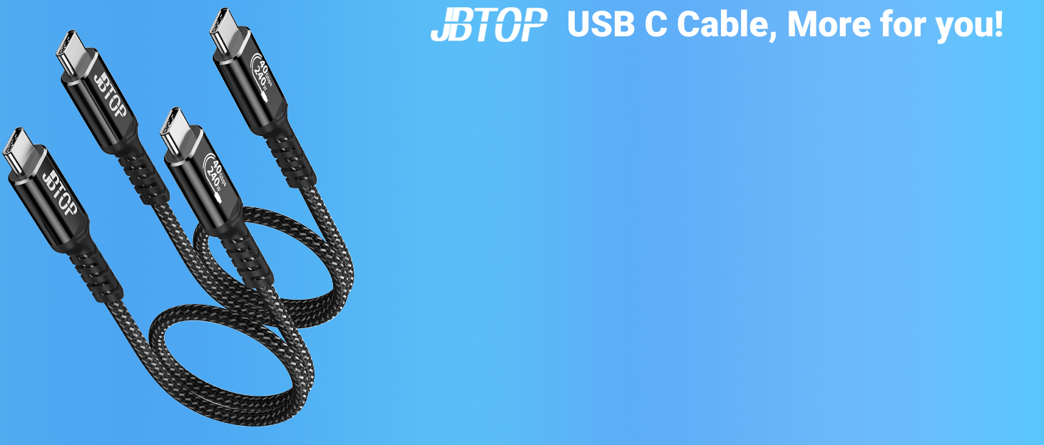 JBTOP USB C cable