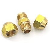 METER STAR Air Conditioning Copper Pipe Extension for Joint Double Connector Intermediate Connect...