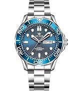 OLEVS Watches for Men Luxury Dress Wirst Watch Gift | Large Dial,tainless Steel,Waterproof,Lumino...
