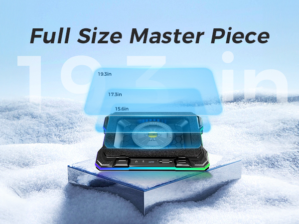 full size up to 19inch