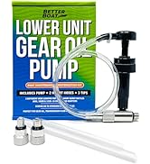 Lower Unit Gear Oil Pump, Quart Bottle Lube Transfer, Marine Transmission Fluid, Rear Differentia...