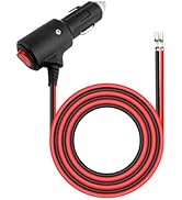 6Ft 12V Cigarette Lighter Plug with On Off Switch,16AWG Car Cigarette Lighter Adapter,12 Volt Plu...