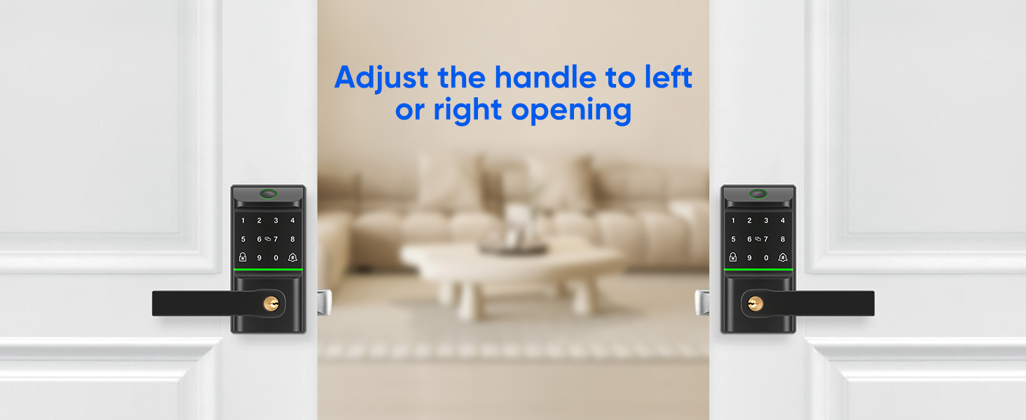 Keypad Smart Door Lock with Handle