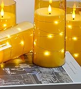 flickering flameless candles
