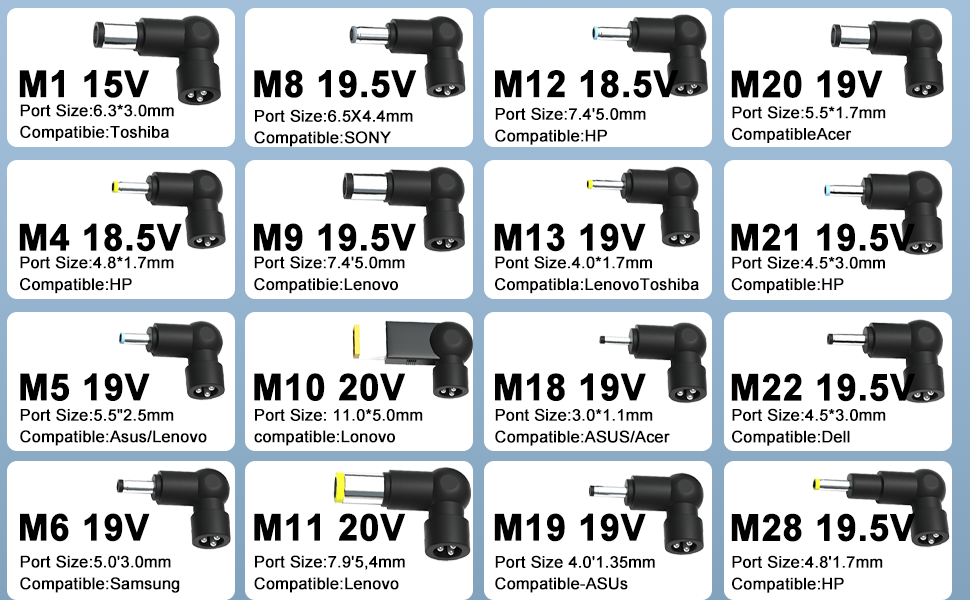 universal laptop charger dell 90w