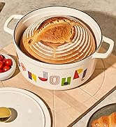 5qtroudcolorfulenameledcastirondutchovenspotwithlidcasseroledishwithlidforsourdoughbreadbaking
