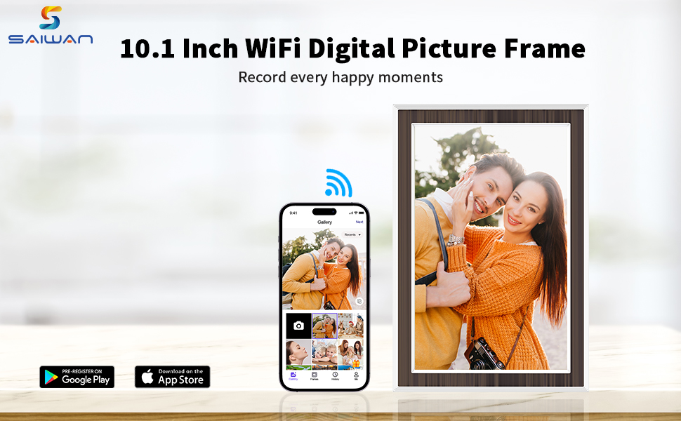 Our picture frame lets you easily display images including beautiful travel shots and family photos