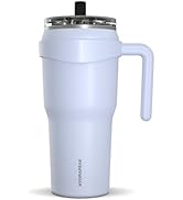 Hydrapeak Roadster 40oz Tumbler with Handle and Straw Lid, Insulated Leak Proof Double Walled Sta...
