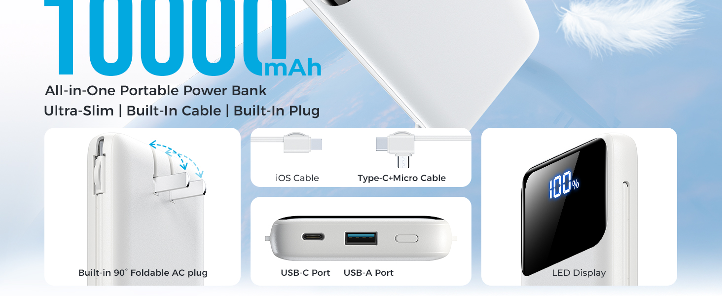 power bank with wall plug