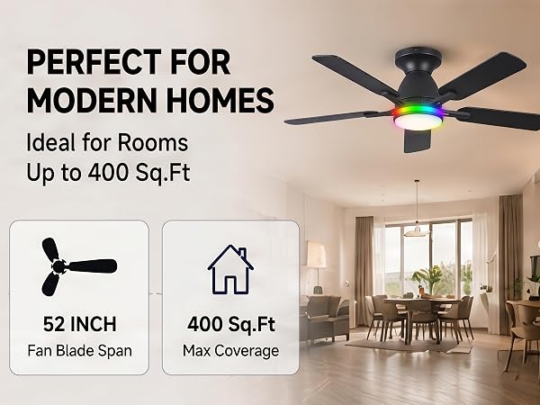 RGB Ceiling Fan