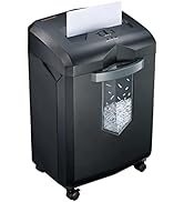 bonsaii Paper Shredder, 18-Sheet 60-Minutes Paper Shredder for Office Heavy Duty Cross-Cut Shredd...