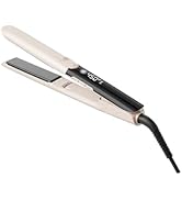 ANNLARY Hair Straightener, 1 Inch Flat Iron Straightener and Curler 2 in 1, Professional Ceramic ...